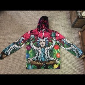 “Woke Rick” psychedelic hoodie